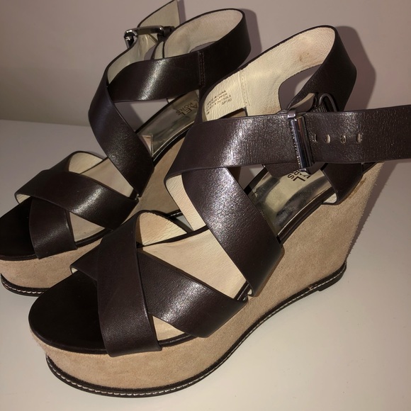 Michael Kors Wedge Heels, Size 7.5. Never Worn - Picture 1 of 6